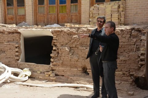 بازدید از موکب چایخانه و محل عزاداری مسجدجامع و یک خانه تاریخی