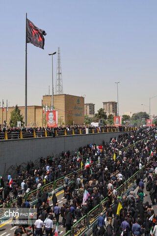 مراسم تشییع شهدای اقتدار در تهران