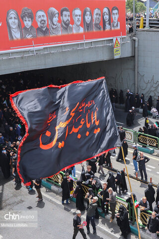 مراسم تشییع شهدای اقتدار در تهران