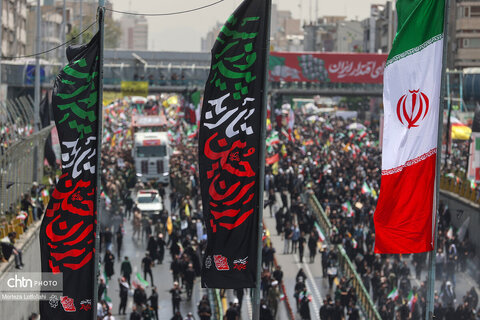 مراسم تشییع شهدای اقتدار در تهران