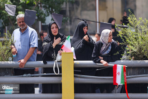 مراسم تشییع شهدای اقتدار در تهران