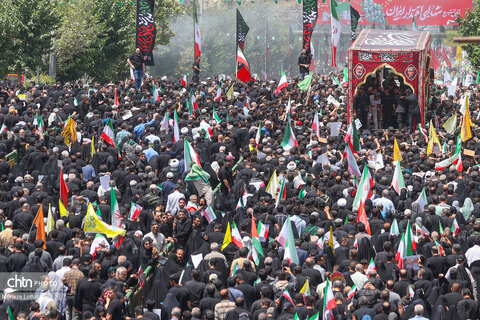 مراسم تشییع شهدای اقتدار در تهران