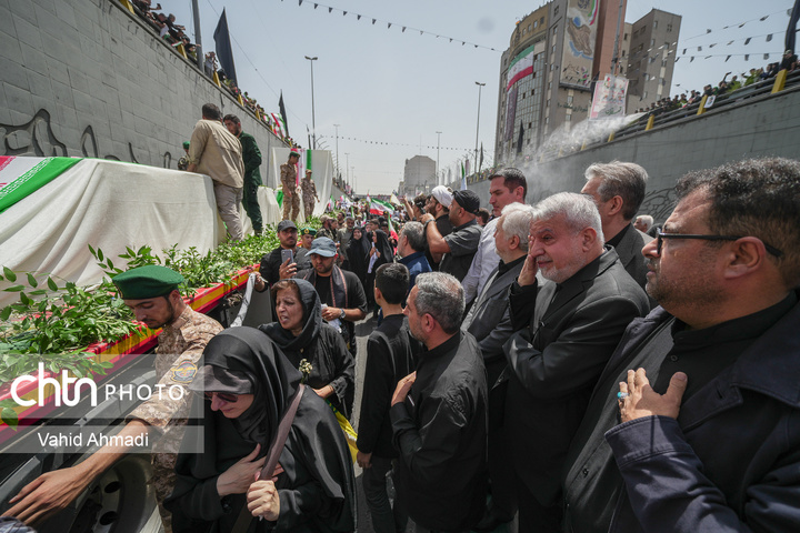 تشییع شهدای اقتدار ملی در تهران