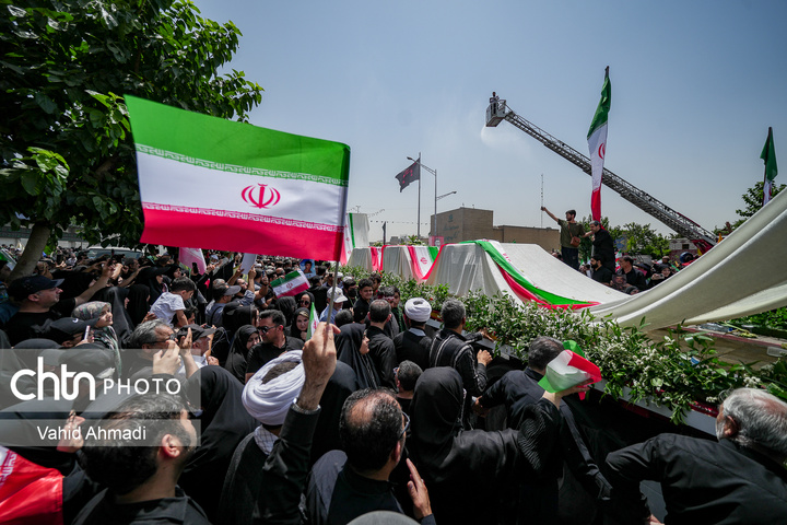 تشییع شهدای اقتدار ملی در تهران