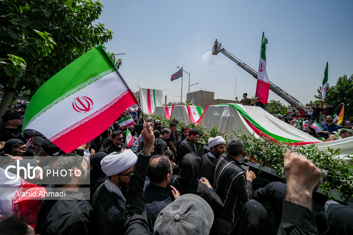 تشییع شهدای اقتدار ملی در تهران