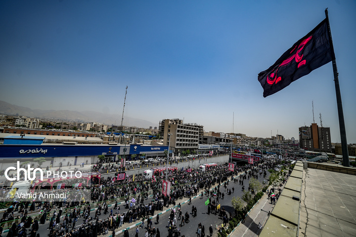 تشییع شهدای اقتدار ملی در تهران