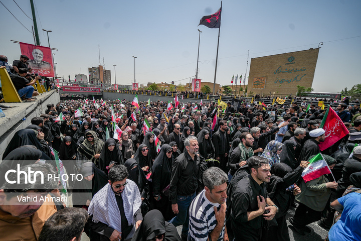 تشییع شهدای اقتدار ملی در تهران