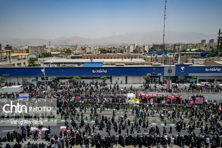 تشییع شهدای اقتدار ملی در تهران