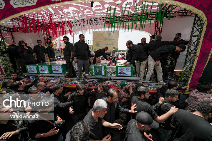 تشییع شهدای اقتدار ملی در تهران