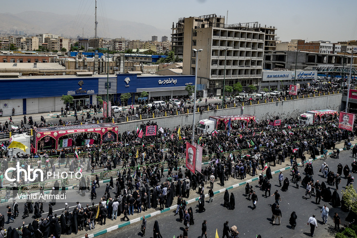 تشییع شهدای اقتدار ملی در تهران