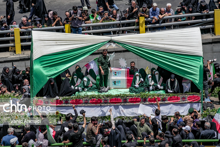 تشییع شهدای اقتدار ملی در تهران