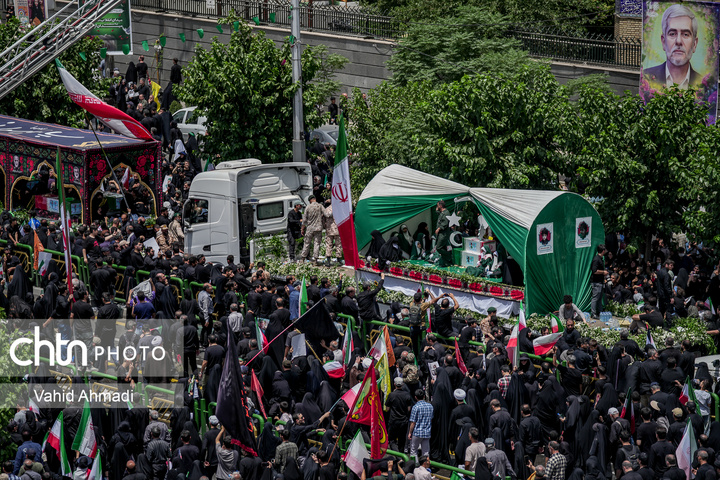 تشییع شهدای اقتدار ملی در تهران