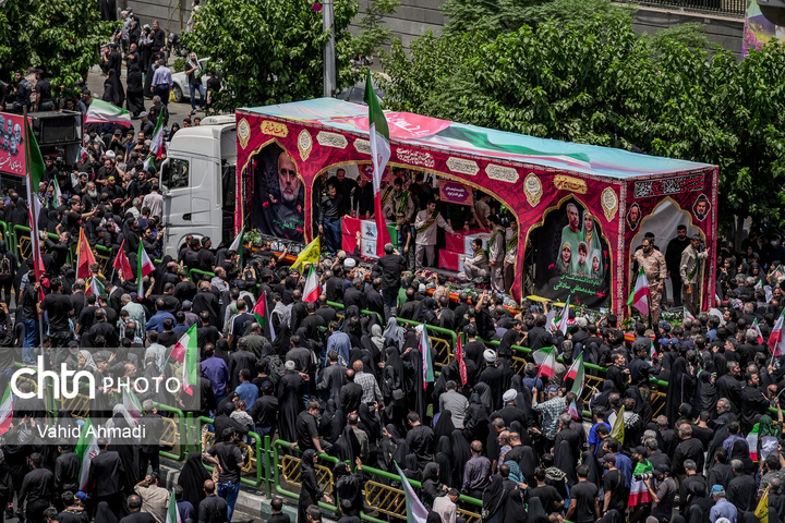 تشییع شهدای اقتدار ملی در تهران