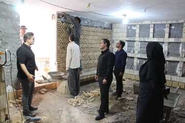 روند پیشرفت فیزیکی مجموعه سفره‌خانه سنتی شهرستان اردکان مورد بررسی قرار گرفت