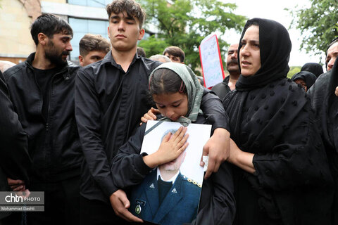 تشییع پیکر شهید مدافع وطن «علی پیری» در اردبیل