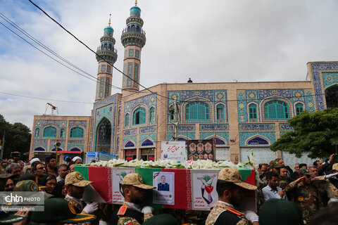 تشییع پیکر شهید مدافع وطن «علی پیری» در اردبیل