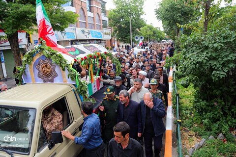 تشییع پیکر شهید مدافع وطن «علی پیری» در اردبیل
