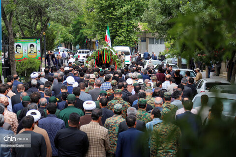 تشییع پیکر شهید مدافع وطن «علی پیری» در اردبیل