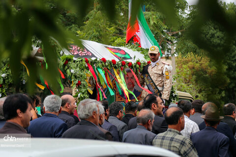 تشییع پیکر شهید مدافع وطن «علی پیری» در اردبیل