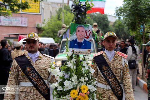 تشییع پیکر شهید مدافع وطن «علی پیری» در اردبیل