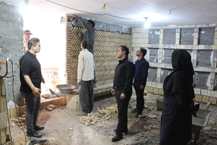 روند پیشرفت فیزیکی مجموعه سفره‌خانه سنتی شهرستان اردکان مورد بررسی قرار گرفت