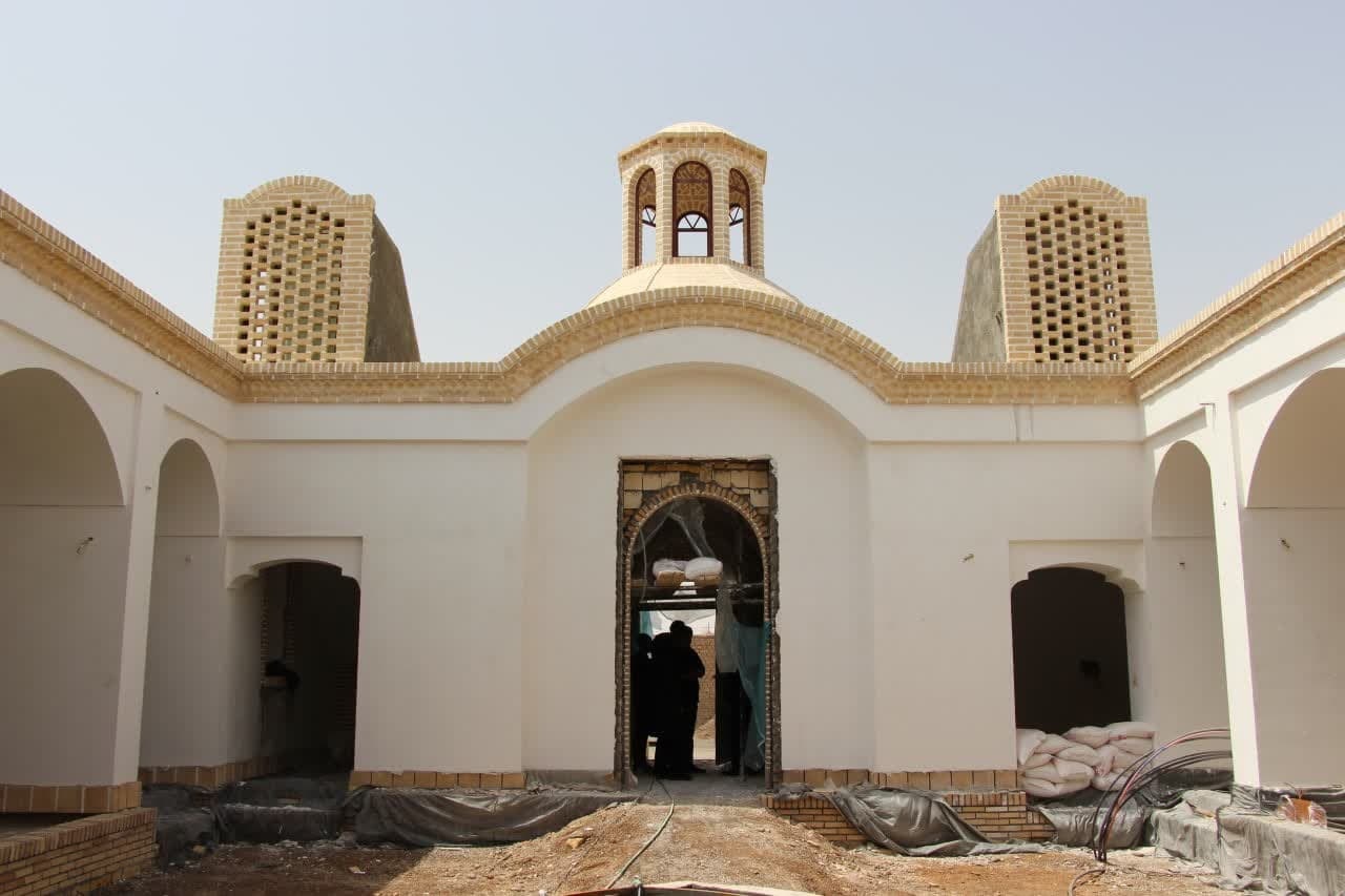 روند پیشرفت فیزیکی مجموعه سفره‌خانه سنتی شهرستان اردکان مورد بررسی قرار گرفت