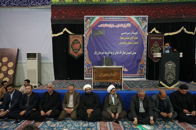دیدار مردمی مدیرکل میراث فرهنگی سیستان و بلوچستان با مردم شمال استان