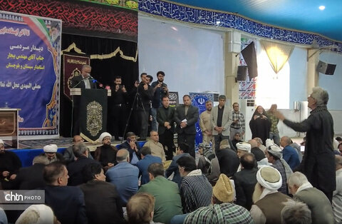 دیدار مردمی مدیرکل میراث فرهنگی سیستان و بلوچستان با مردم شمال استان