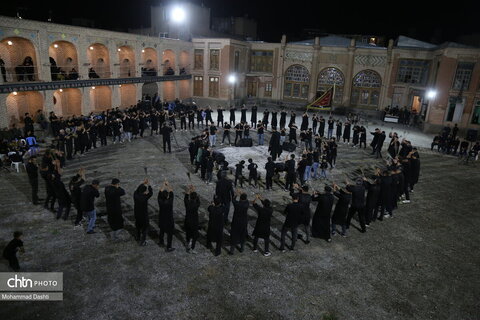 عزاداری شب چهارم محرم در حسینیه مجتهد اردبیلی