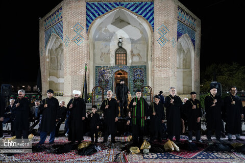 عزاداری در بقعه تاریخی شیخ جبرائیل کلخوران اردبیل