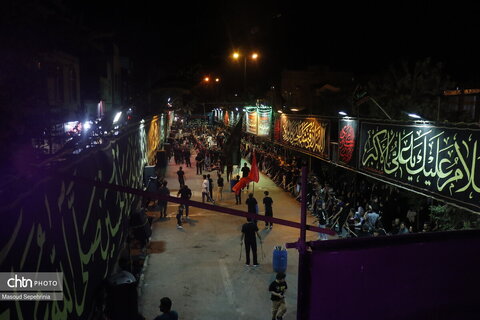 شب پنجم محرم در محله طالقانی تبریز