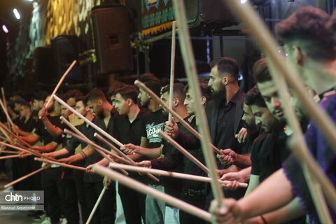 شب پنجم محرم در محله طالقانی تبریز