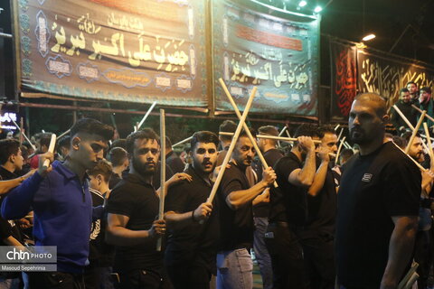 شب پنجم محرم در محله طالقانی تبریز