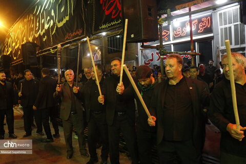 شب پنجم محرم در محله طالقانی تبریز