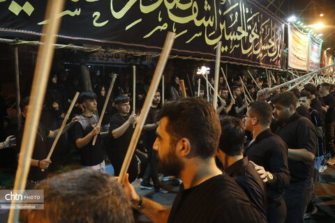 شب پنجم محرم در محله طالقانی تبریز