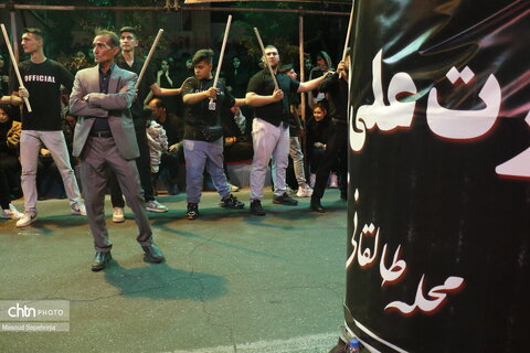 شب پنجم محرم در محله طالقانی تبریز