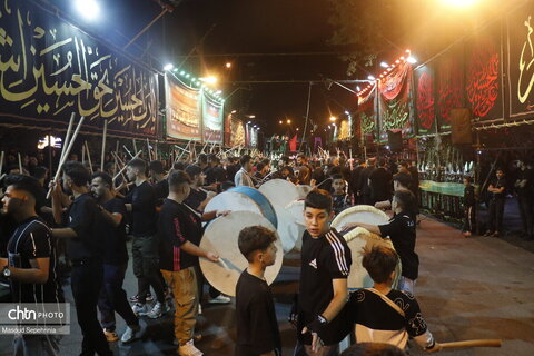 شب پنجم محرم در محله طالقانی تبریز