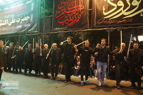 شب پنجم محرم در محله طالقانی تبریز