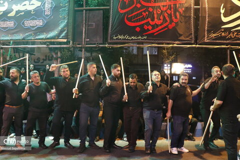 شب پنجم محرم در محله طالقانی تبریز