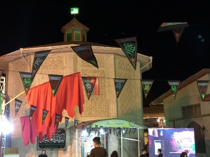 برپایی تکیه هنرمندان گلستان در بافت تاریخی گرگان