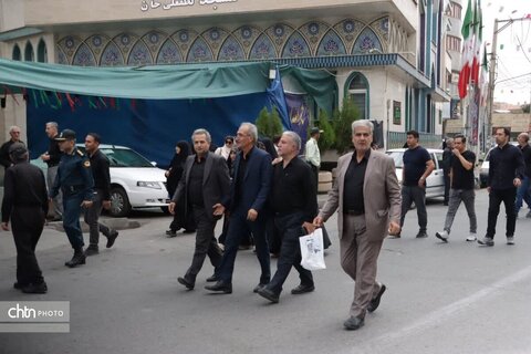 بدرقه باشکوه پیکر مطهر سردار سرتیپ شهید «علیرضا لطفی» در ارومیه