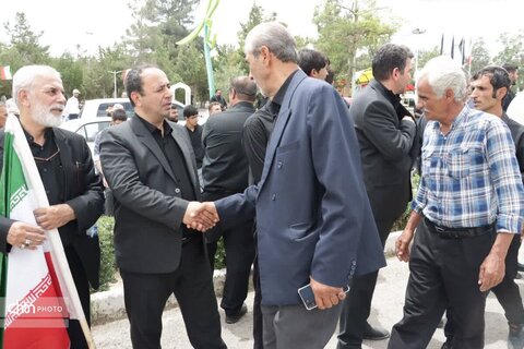 بدرقه باشکوه پیکر مطهر سردار سرتیپ شهید «علیرضا لطفی» در ارومیه