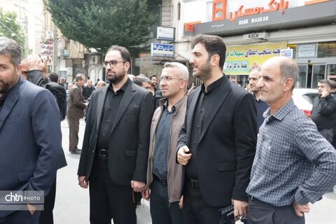 بدرقه باشکوه پیکر مطهر سردار سرتیپ شهید «علیرضا لطفی» در ارومیه