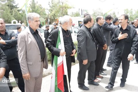 بدرقه باشکوه پیکر مطهر سردار سرتیپ شهید «علیرضا لطفی» در ارومیه