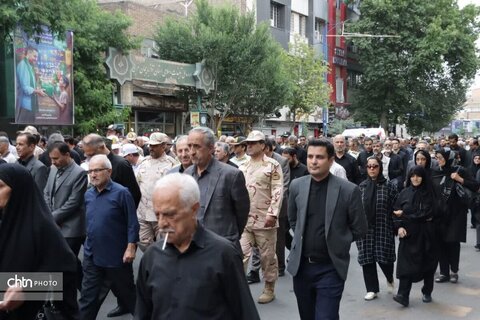 بدرقه باشکوه پیکر مطهر سردار سرتیپ شهید «علیرضا لطفی» در ارومیه