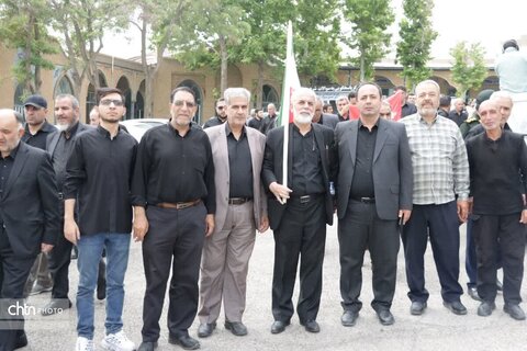 بدرقه باشکوه پیکر مطهر سردار سرتیپ شهید «علیرضا لطفی» در ارومیه