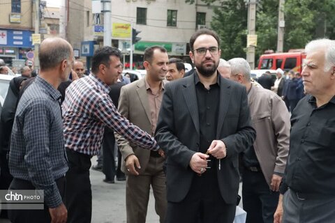 بدرقه باشکوه پیکر مطهر سردار سرتیپ شهید «علیرضا لطفی» در ارومیه
