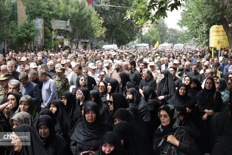 بدرقه باشکوه پیکر مطهر سردار سرتیپ شهید «علیرضا لطفی» در ارومیه