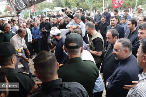 بدرقه باشکوه پیکر مطهر سردار سرتیپ شهید «علیرضا لطفی» در ارومیه