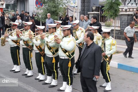 بدرقه باشکوه پیکر مطهر سردار سرتیپ شهید «علیرضا لطفی» در ارومیه